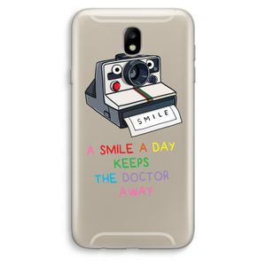 Smile: Samsung Galaxy J7 (2017) Transparant Hoesje