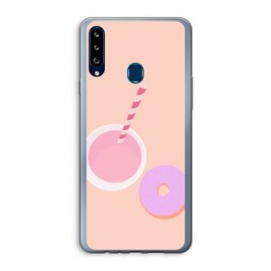 Donut: Samsung Galaxy A20s Transparant Hoesje
