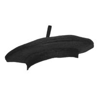 Funny Fashion carnaval verkleed baret hoed - Fransman - zwart - volwassenen Funny Fashion carnaval verkleed baret hoed - Fransman - zwart - volwassenen