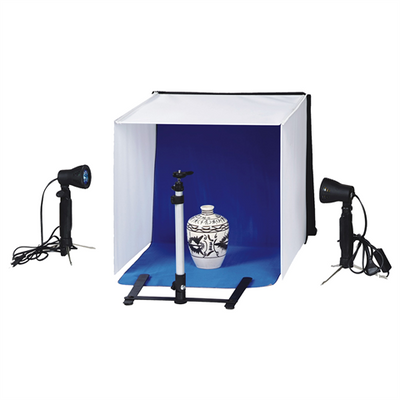 Linkstar opnamebox set pbk-50 50x50 opvouwbaar + 2x50w lampen