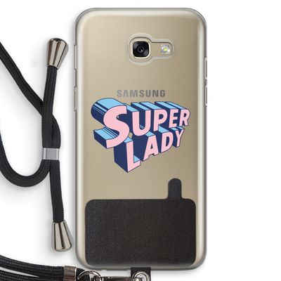 Superlady: Samsung Galaxy A5 (2017) Transparant Hoesje met koord