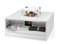 Happy Cocooning: Vuurtafel Aluminium Vierkant - Wit Happy Cocooning: Vuurtafel Aluminium Vierkant - Wit