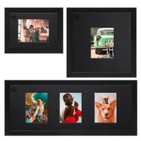 Leica Picture frame-set SOFORT, black linden (set of 3)