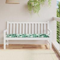 Tuinbank Kussen Floral Groen 150 x 50 x 4 cm Oxford stof