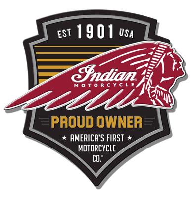 Indian Motorcycles Proud Owner Metalen Wandbord 60 x 57,5 cm