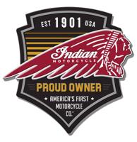 Indian Motorcycles Proud Owner Metalen Wandbord 60 x 57,5 cm