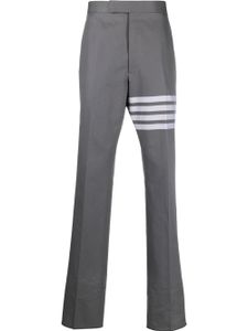 Thom Browne pantalon de costume à détails 4 bandes signature - Gris