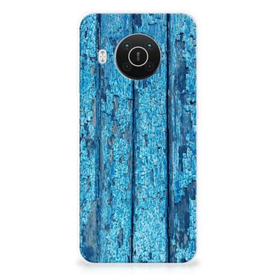 Nokia X10 | X20 | Bumper Hoesje | Wood Blue