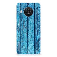 Nokia X10 | X20 | Bumper Hoesje | Wood Blue