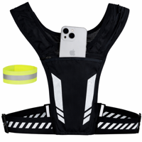 Jonska Waterdicht Reflecterend Hardloopvest met Telefoonhouder