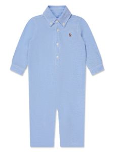 POLO RALPH LAUREN KIDS body à motif Polo Pony - Bleu