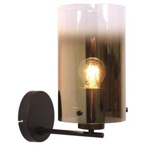 Freelight Wandlamp Ventotto Zwart & Gold Glas 33cm