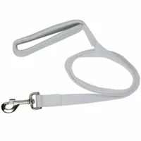 Nylon lijn met musketon wit