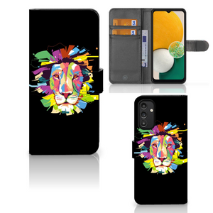 Samsung Galaxy A14 4G Leuk Hoesje Lion Color