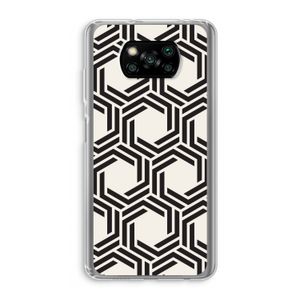 Geometrisch patroon: Xiaomi Poco X3 NFC Transparant Hoesje