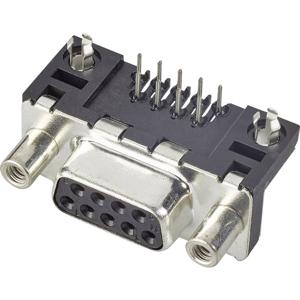 FCI D-SUB D25S13A4GL00LF D-sub female connector 90 ° Aantal polen: 25 Print 1 stuk(s)