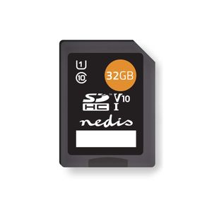 Nedis Geheugenkaart | SDHC | 32 GB | UHS-I | 1 stuks - MSDC32100BK MSDC32100BK