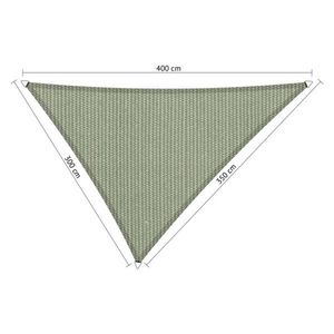 Shadow Comfort driehoek 3x3,5x4m Moonstone Green