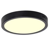 Velvalux LED Downlight Ø30 - 24W Warm Wit 3000K - Zwart - Flikkervrij