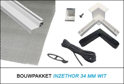 Bouwpakket Wit 34 mm Inzethor