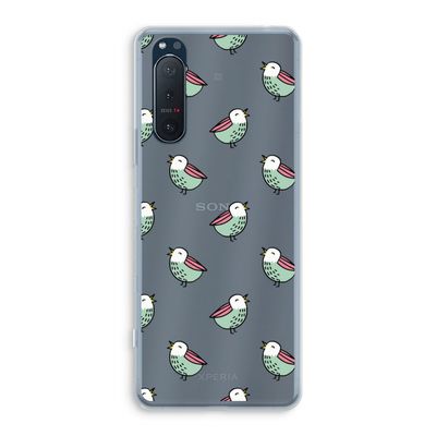 Vogeltjes: Sony Xperia 5 II Transparant Hoesje