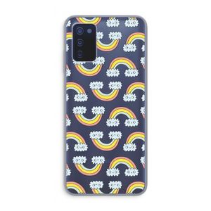 Regenboog: Samsung Galaxy A03s Transparant Hoesje