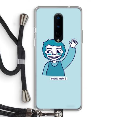 Zwaai: OnePlus 8 Transparant Hoesje met koord