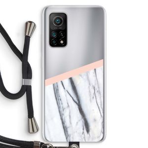 A touch of peach: Xiaomi Mi 10T 5G Transparant Hoesje met koord