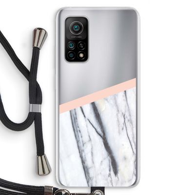 A touch of peach: Xiaomi Mi 10T 5G Transparant Hoesje met koord