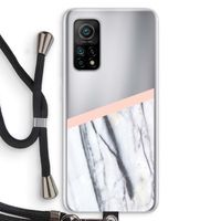 A touch of peach: Xiaomi Mi 10T 5G Transparant Hoesje met koord