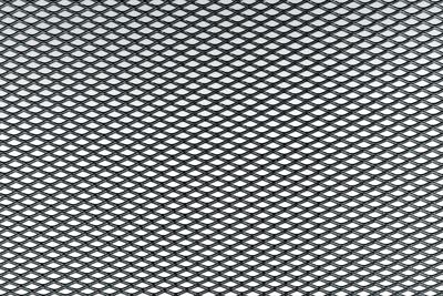 Simoni Racing Zwart Aluminium racegaas - 125x20cm - ruit 2.3x5mm SRGSA7N