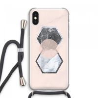 Creatieve toets: iPhone XS Max Transparant Hoesje met koord