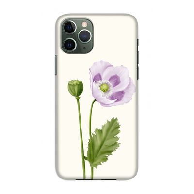 Purple poppy: Volledig geprint iPhone 11 Pro Hoesje