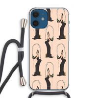 Pop Some Kim: iPhone 12 Transparant Hoesje met koord