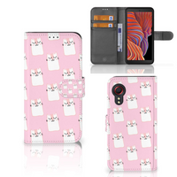 Samsung Galaxy Xcover 5 Telefoonhoesje met Pasjes Sleeping Cats