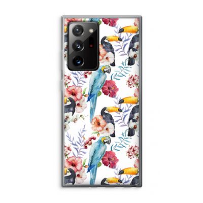 Bloemen tukan: Samsung Galaxy Note 20 Ultra / Note 20 Ultra 5G Transparant Hoesje