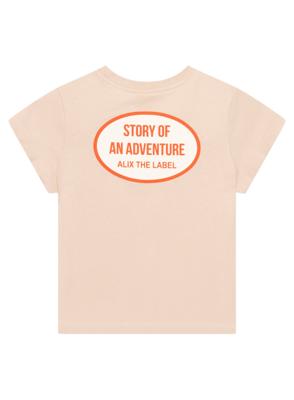 Kids Knitted Oval ALIX T-Shirt Sand