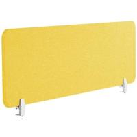 Beliani - WALLY - Bureauscherm - Geel - 130 cm - Polyester