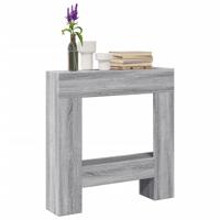 VidaXL Haardombouw 81x18x82 cm bewerkt hout grijs sonoma eikenkleur