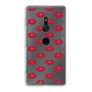 Lips: Sony Xperia XZ2 Transparant Hoesje