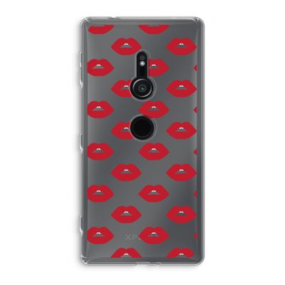 Lips: Sony Xperia XZ2 Transparant Hoesje