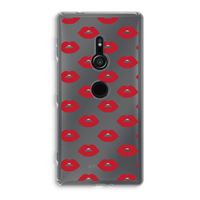 Lips: Sony Xperia XZ2 Transparant Hoesje