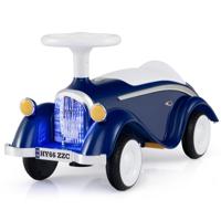 Rutschauto Klassiek Voet-naar-vloer Rijdend Voertuig met Stuur Toeter LED-koplampen Donkerblauw Rutschauto Klassiek Voet-naar-vloer Rijdend Voertuig met Stuur Toeter LED-koplampen Donkerblauw