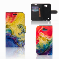 Hoesje LG K4 Watercolor Dark - thumbnail