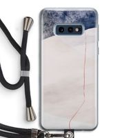 Stone White: Samsung Galaxy S10e Transparant Hoesje met koord