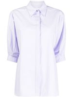 BONDI BORN chemise Naxos à manches bouffantes - Violet - thumbnail