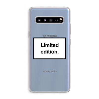 Limited edition: Samsung Galaxy S10 5G Transparant Hoesje