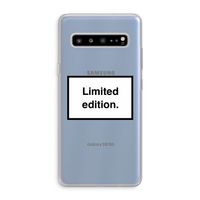 Limited edition: Samsung Galaxy S10 5G Transparant Hoesje