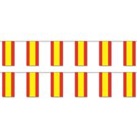 Slinger Spanje - 2x - 400 cm - papier - vlag - landen thema - Spaanse vlag