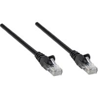 Intellinet 318761 RJ45 Netwerkkabel, patchkabel CAT 6A S/FTP 1.00 m Zwart Afgeschermd (enkel), Afscherming totaal, Halogeenvrij 1 stuk(s)